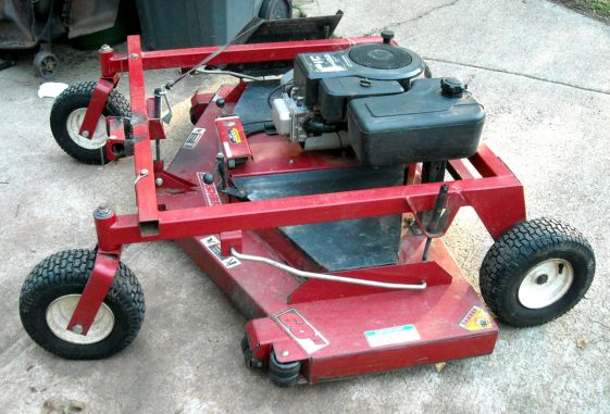 Swisher 60" cut pull behind mower for LARGE YARDS Got the Goods