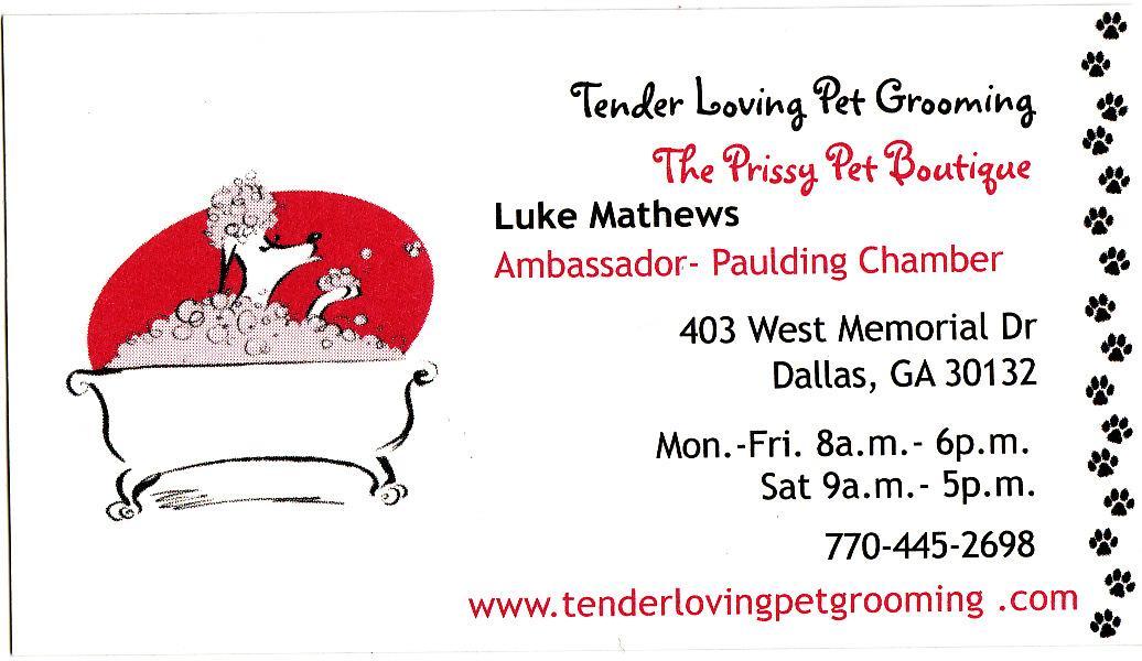 Tender Loving Pet Grooming & The Prissy Pet Boutique