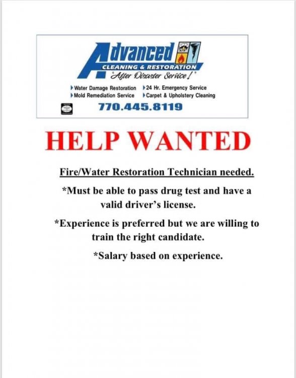 Former Biz Member Posted Help Wanted Ad Business