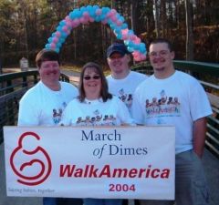 Paulding Ruritan Club's March of Dimes WalkAmerica Team