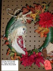 W2 Small Fall Wreath, Reg. $8.50, now $6