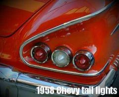 1958 Chevy Tail Lights
